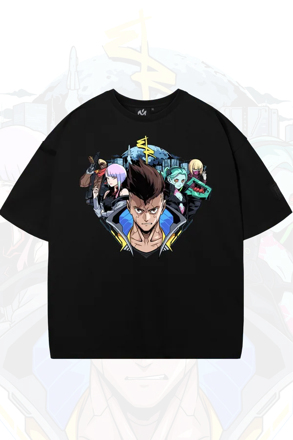 Оверсайз футболка Edgerunners